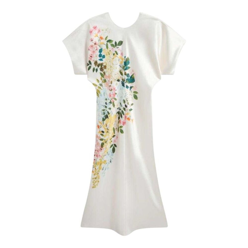 Ted Baker Womens/Ladies Myzan Column Slouch Dress / Ivory